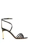 Tom Ford Strappy Open Toe Sandal With Gold-tone Heel