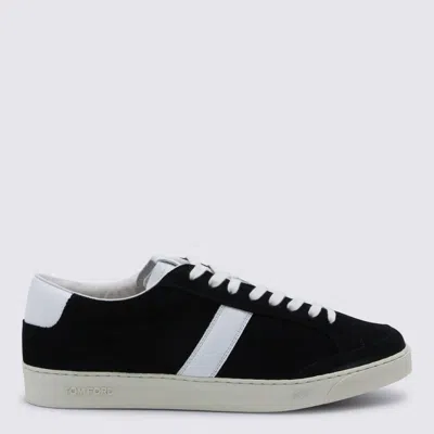 Tom Ford Black Leather Sneakers