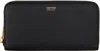 Tom Ford Black Soft Grain Leather Travel Wallet In Black