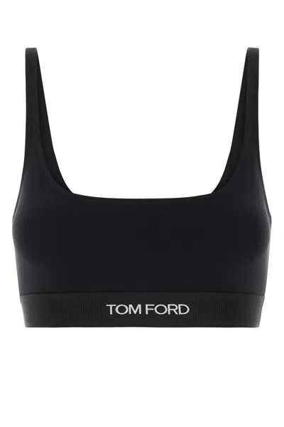 Tom Ford Black Stretch Modal Bra