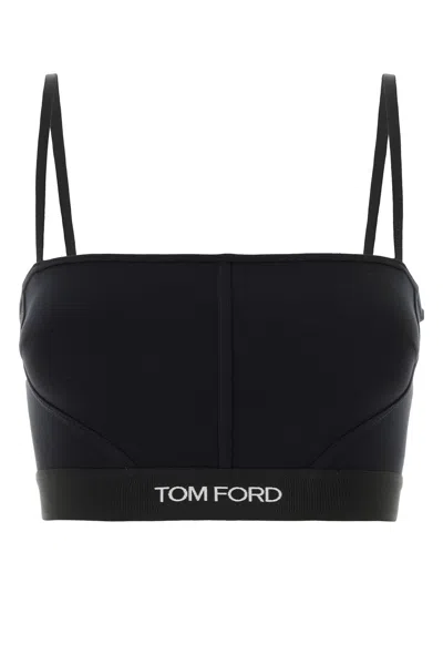 Tom Ford Black Stretch Modal Bra