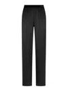 Tom Ford Stretch Silk Satin Pj Pants Trousers Black In Black