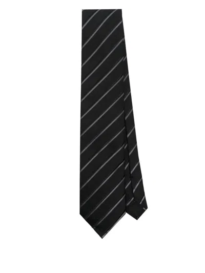 Tom Ford Black Striped Tie