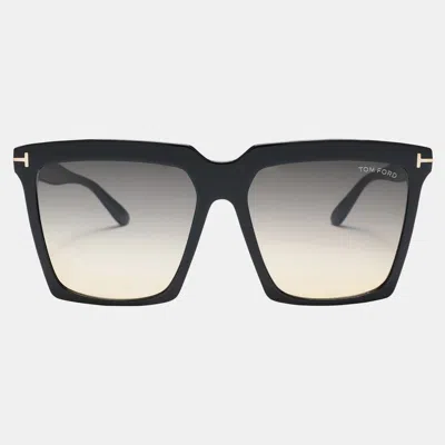 Pre-owned Tom Ford Black Sunglasses 58