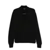 Tom Ford Shawl Collar Double-breasted Front Pockets Ribbed Texture In Black