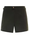 Tom Ford Black Swimsuit With Buckle On The Front In Tech Fabric Man
