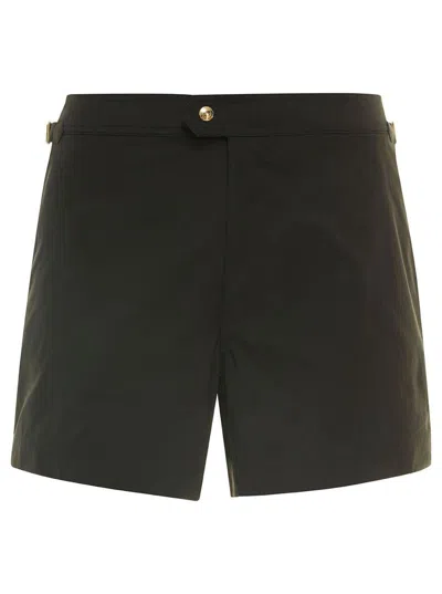 Tom Ford Black Swimsuit With Buckle On The Front