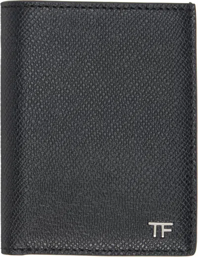 Tom Ford Black T Line Class Bifold Card Holder