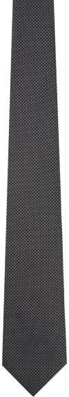 Tom Ford Black T Line Tie In White