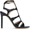 Tom Ford Black Tejus Paradis Heeled Sandals In 1n001 Black
