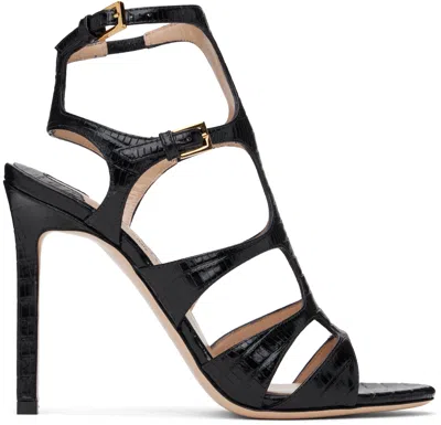 Tom Ford Black Tejus Paradis Heeled Sandals In 1n001 Black