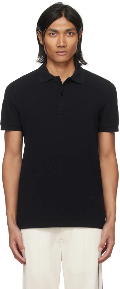 Tom Ford Black Tennis Polo