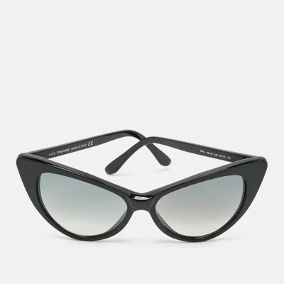 Pre-owned Tom Ford Black Tf173 Nikita Cat Eye Sunglasses