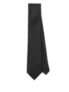 Tom Ford Solid Dot Tie With Pointed Tip And Textured Finish
