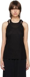 Tom Ford Transparent Tank Top In Lb999 Black