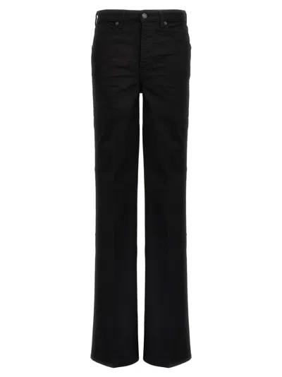 TOM FORD BLACK TWILL FLARED JEANS