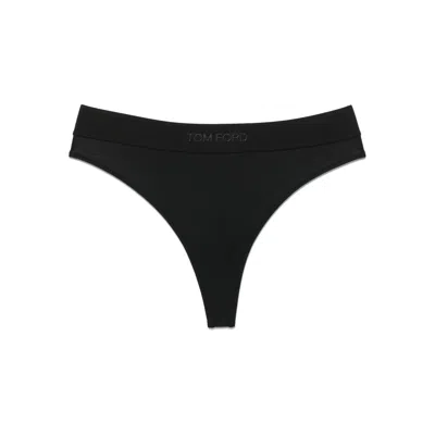 Tom Ford "signature" Thong In Black