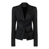 Tom Ford Tailored Single-breasted Blazer In Black