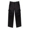 Tom Ford Black Viscose Cargo Pant In Black