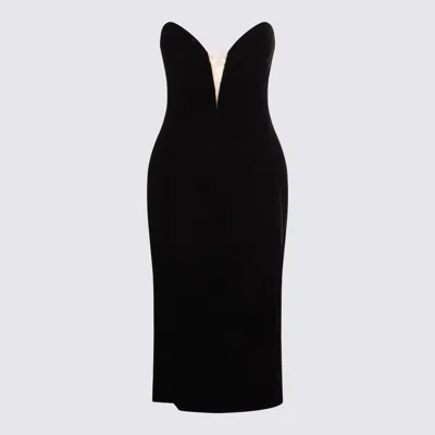 Tom Ford Black Viscose Midi Dress