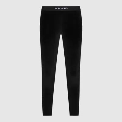 Tom Ford Black Viscose Pants