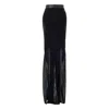 Tom Ford Black Viscose Skirt In Black