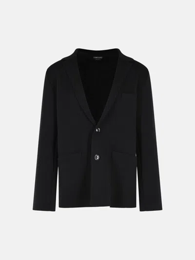 Tom Ford Black Wool Blazer