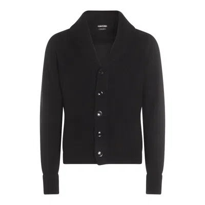 TOM FORD TOM FORD BLACK WOOL KNITWEAR