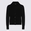 Tom Ford Shawl Collar Sweater Front Pockets In Black
