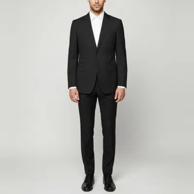 Pre-owned Tom Ford Black Wool Tailored Suit L
