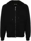 Tom Ford Slim-fit Cotton-blend Jersey Zip-up Hoodie