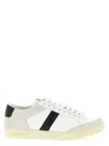 Tom Ford Panelled Suede And Grained Leather Sneakers In Multi