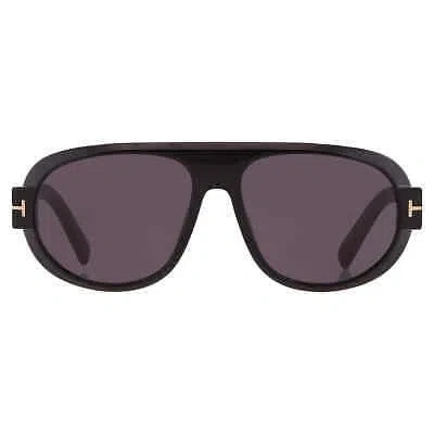 Pre-owned Tom Ford Blake Smoke Pilot Men's Sunglasses Ft1102 01a 59 Ft1102 01a 59 In Gray