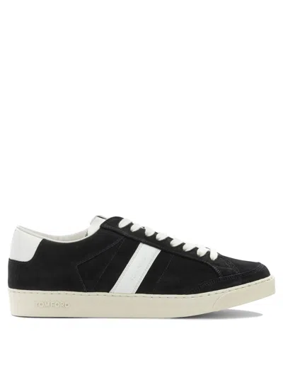 TOM FORD BLAKE SNEAKERS & SLIP-ON BLACK