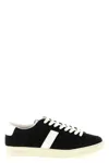Tom Ford Blake Sneakers Suede Upper Contrast Stripe Rubber Sole In Multi