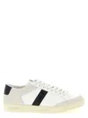 Tom Ford Panelled Suede And Grained Leather Sneakers In Multi