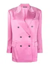 TOM FORD PINK DOUBLE-BREASTED BLAZER