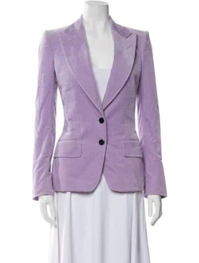 Pre-owned Tom Ford Blazer In Purple