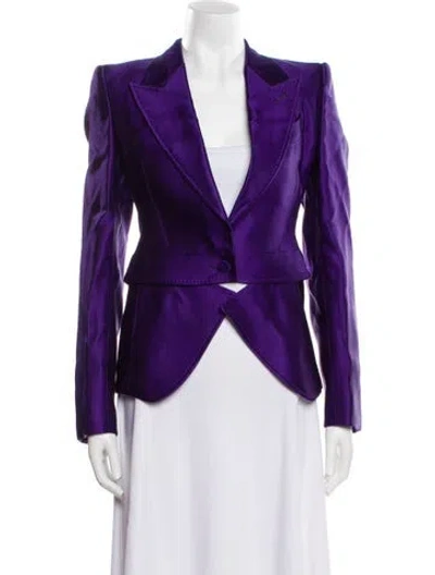 Pre-owned Tom Ford Blazer In Purple