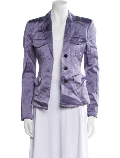 Pre-owned Tom Ford Blazer In Purple