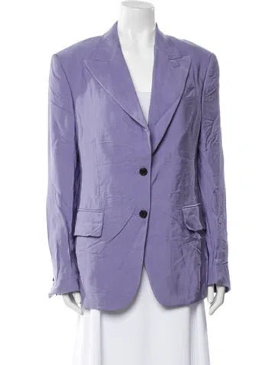 Pre-owned Tom Ford Blazer In Purple