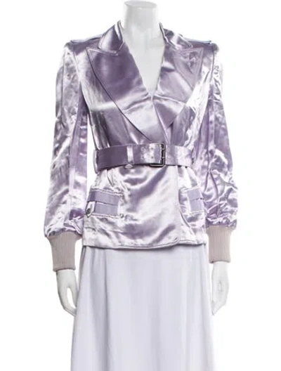 Pre-owned Tom Ford Blazer In Purple