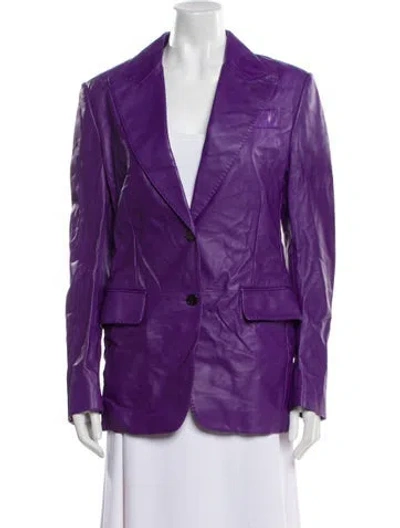 Pre-owned Tom Ford Blazer In Purple