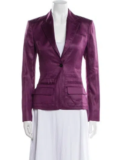 Pre-owned Tom Ford Blazer In Purple
