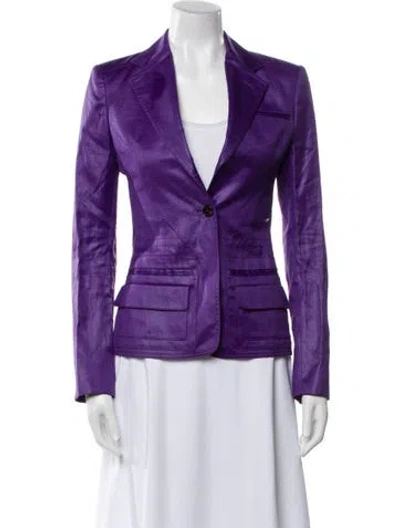 Pre-owned Tom Ford Blazer In Purple