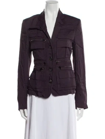 Pre-owned Tom Ford Blazer In Purple