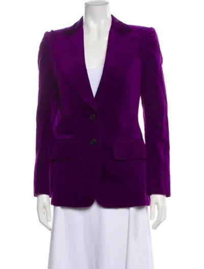 Pre-owned Tom Ford Blazer In Purple