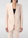 Tom Ford Wool Blazer With Silk Lining In Blush Pink