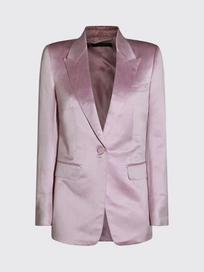 TOM FORD BLAZER TOM FORD WOMAN COLOR PINK,H55240010