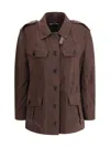 Tom Ford Button-fastening Flap-pocket Jacket In Brown